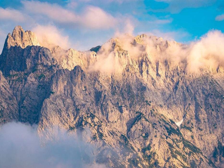 Karwendel in Wolken - CALVENDO Foto-Puzzle'