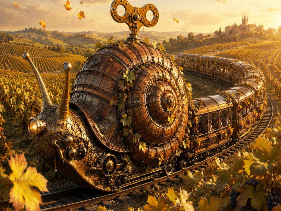 Die Weinbergschnecke - CALVENDO Foto-Puzzle'