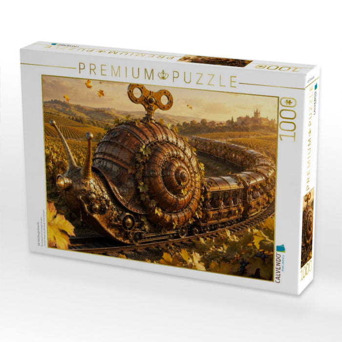Die Weinbergschnecke - CALVENDO Foto-Puzzle'