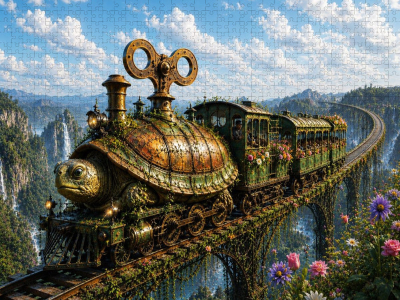 Der Schildkrötenexpress - CALVENDO Foto-Puzzle'