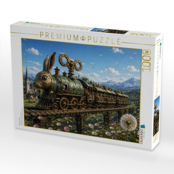 Die Hasenbahn - CALVENDO Foto-Puzzle'