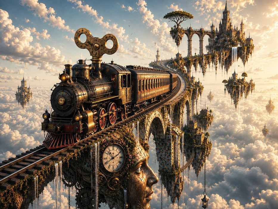 Die Wolkenbahn - CALVENDO Foto-Puzzle'