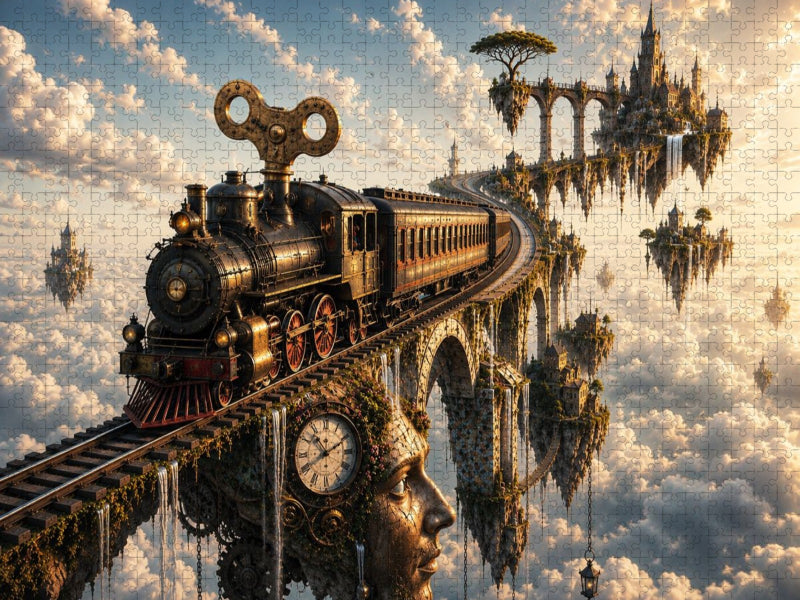 Die Wolkenbahn - CALVENDO Foto-Puzzle'
