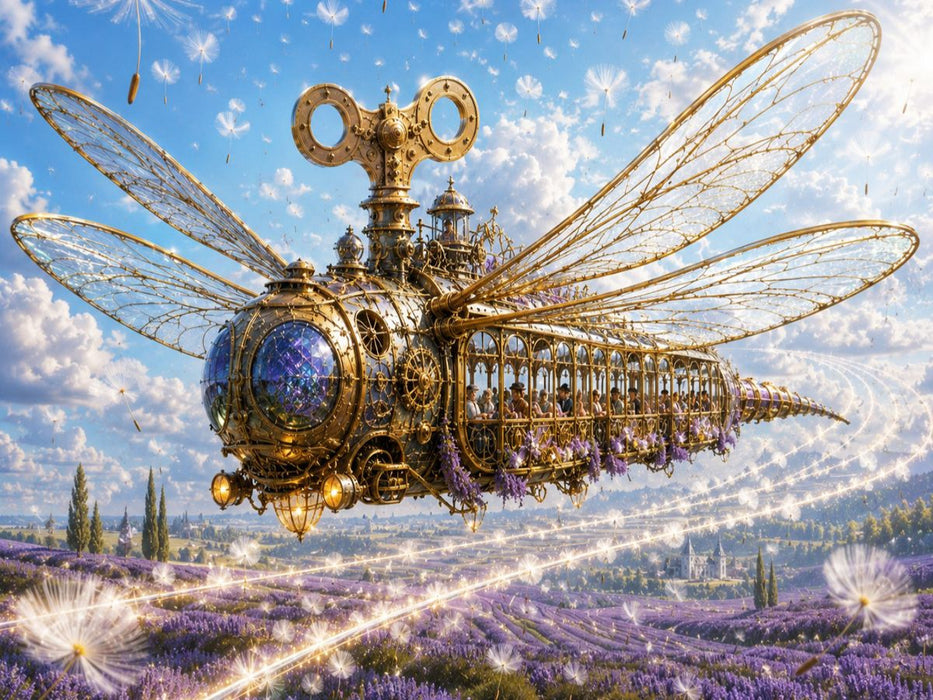 Der Libellenzug - CALVENDO Foto-Puzzle'