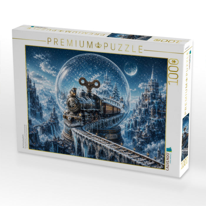 Die Schneekugelbahn - CALVENDO Foto-Puzzle'