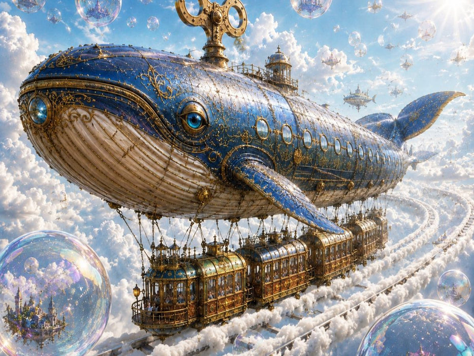 Der Wal der Wolkenmeere - CALVENDO Foto-Puzzle'