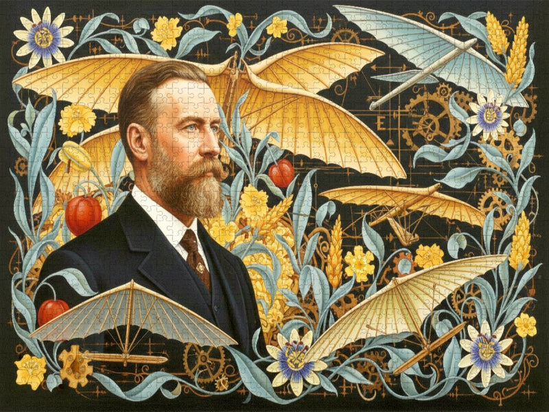 Otto Lilienthal (1848–1896) Deutscher Flugpionier - CALVENDO Foto-Puzzle'