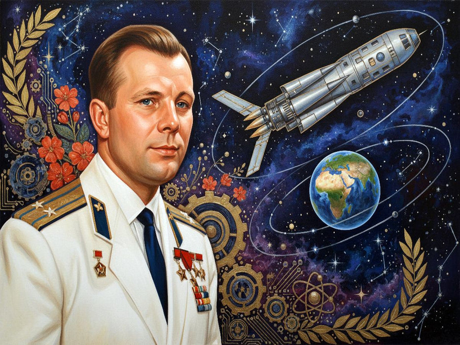 Yuri Gagarin (1934–1968) Sowjetischer Kosmonaut - CALVENDO Foto-Puzzle'