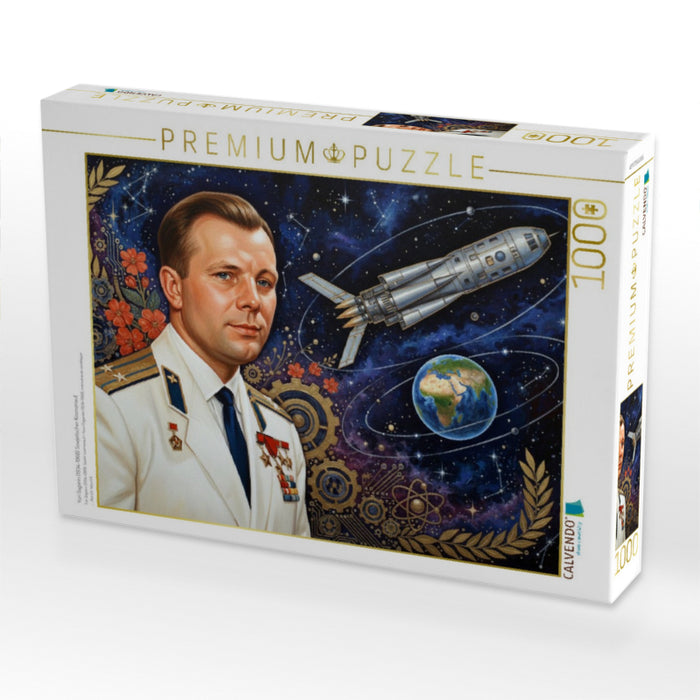 Yuri Gagarin (1934–1968) Sowjetischer Kosmonaut - CALVENDO Foto-Puzzle'
