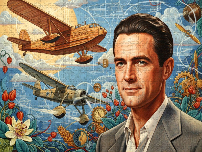 Howard Hughes (1905–1976) US-amerikanischer Pilot - CALVENDO Foto-Puzzle'