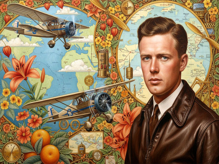 Charles Lindbergh (1902–1974) US-amerikanischer Pilot - CALVENDO Foto-Puzzle'