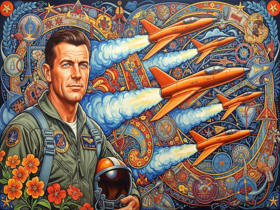 Chuck Yeager (1923–2020) US-amerikanischer Testpilot - CALVENDO Foto-Puzzle'
