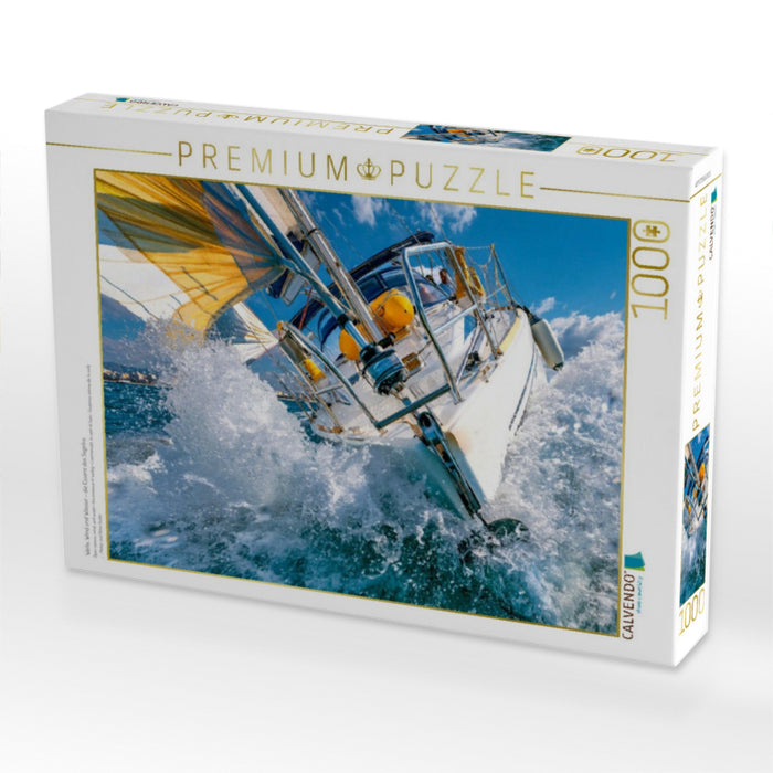 Weite, Wind und Wasser – die Essenz des Segelns - CALVENDO Foto-Puzzle'
