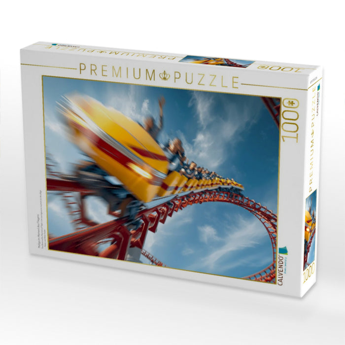 Mutige im Moment des Fliegens - CALVENDO Foto-Puzzle'