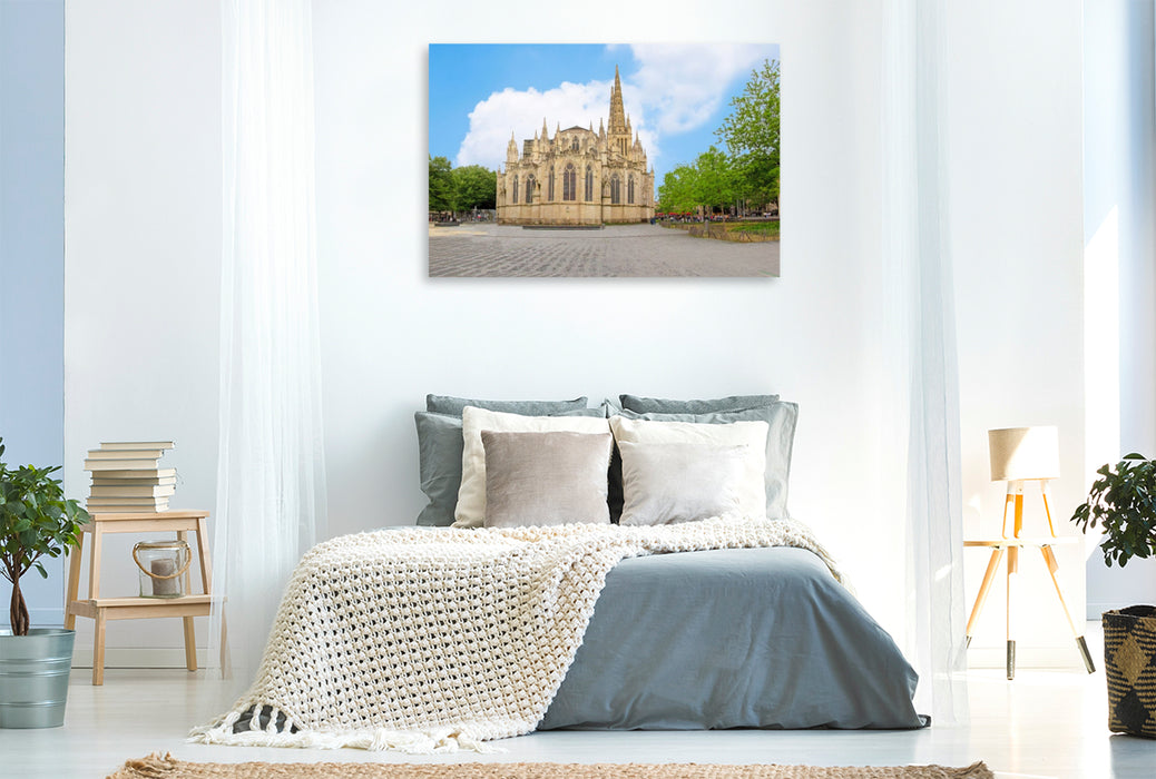 Premium Textil-Leinwand Die Kathedrale St. André