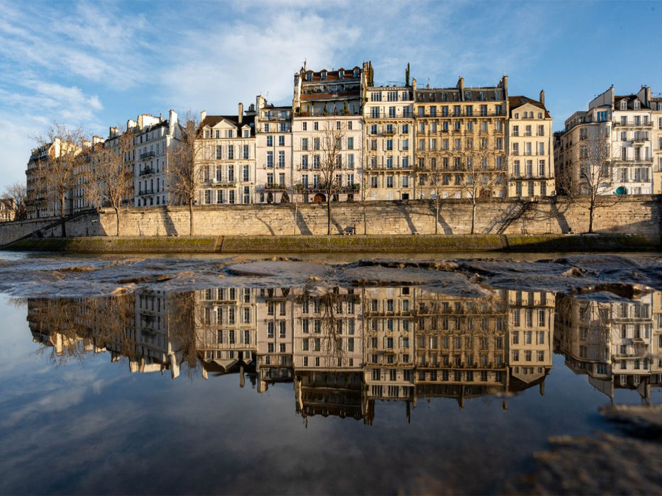 Spiegelungen an der Seine - CALVENDO Foto-Puzzle'