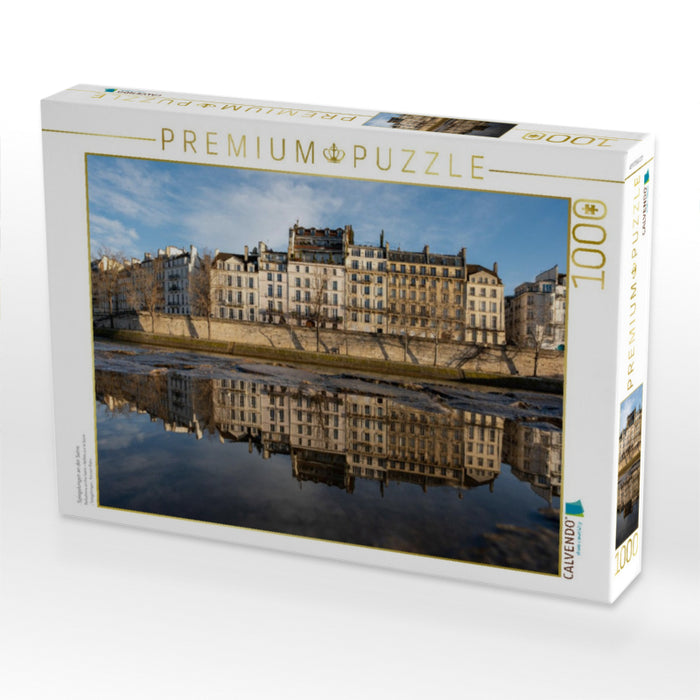 Spiegelungen an der Seine - CALVENDO Foto-Puzzle'