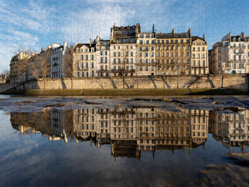 Spiegelungen an der Seine - CALVENDO Foto-Puzzle'
