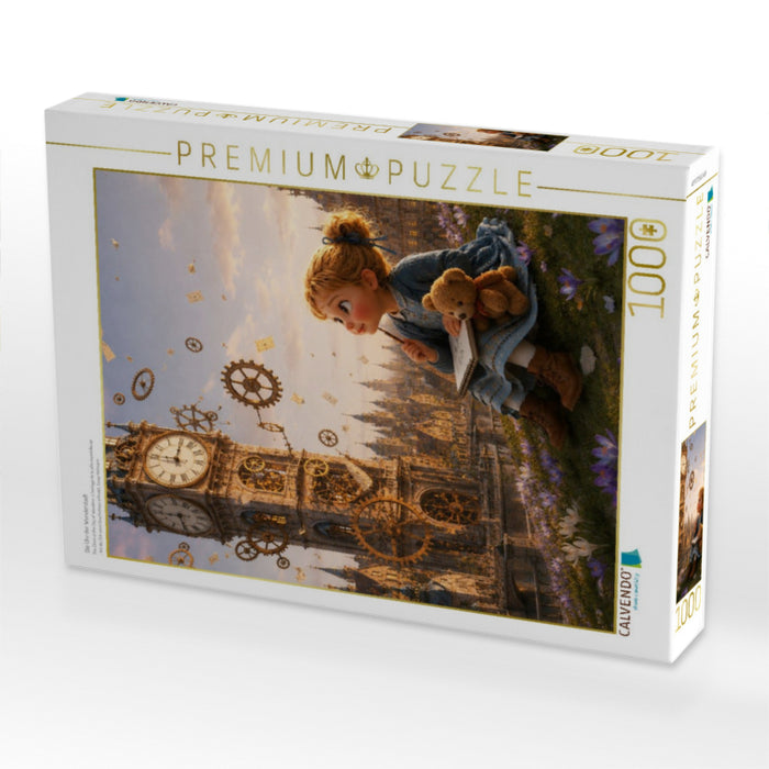 Die Uhr der Wunderstadt - CALVENDO Foto-Puzzle'