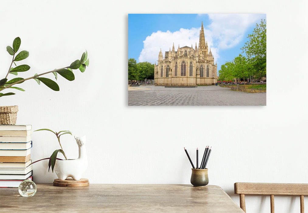 Premium Textil-Leinwand Die Kathedrale St. André