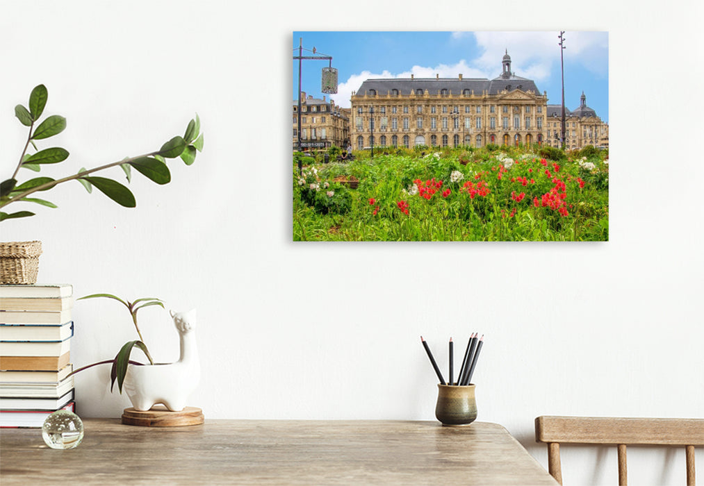 Premium Textil-Leinwand Palais de la Bourse