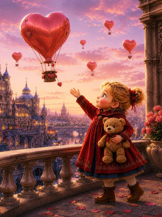 Die Herzen am Himmel - CALVENDO Foto-Puzzle'