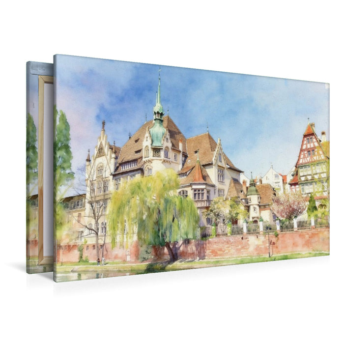 Premium Textil-Leinwand Saarlouis