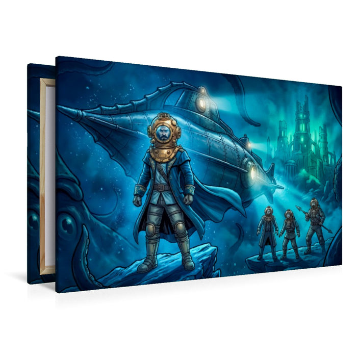 Premium Textil-Leinwand Die Legende der Nautilus beginnt