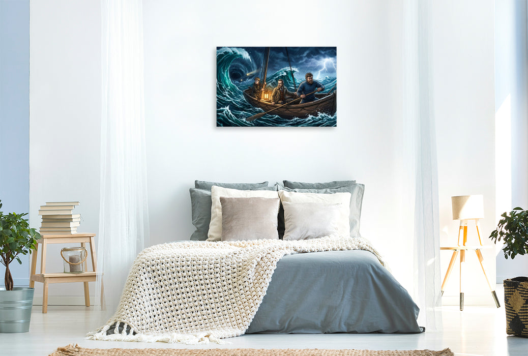 Premium Textil-Leinwand Die Flucht aus Nemos Reich