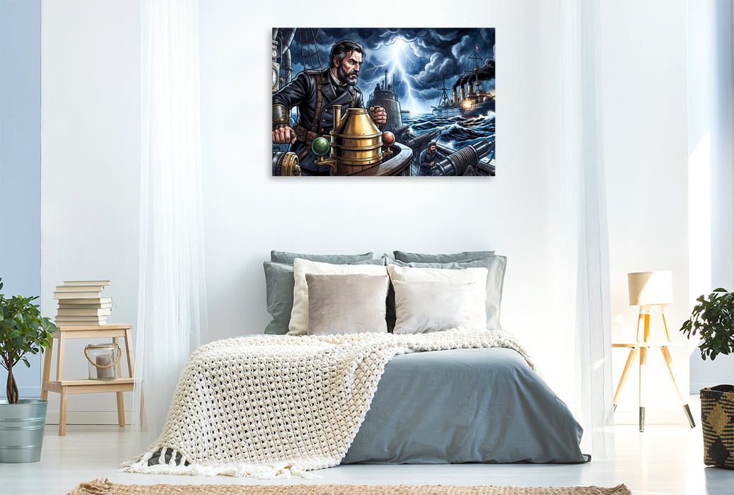 Premium Textil-Leinwand Nemos Rache