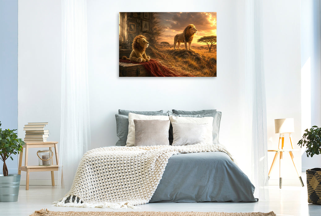 Premium Textil-Leinwand November