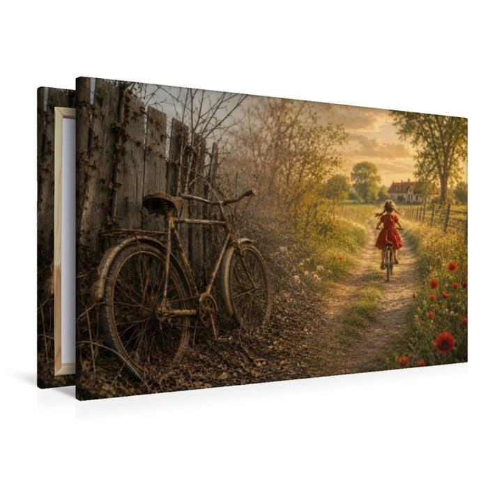 Premium Textil-Leinwand März