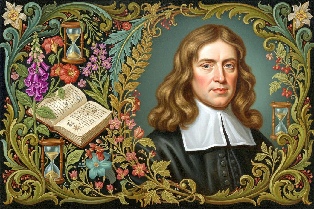 Premium Textil-Leinwand Thomas Sydenham (1624–1689) – England - berühmter Mediziner der Geschichte