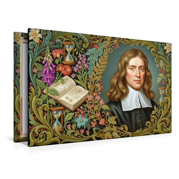 Premium Textil-Leinwand Thomas Sydenham (1624–1689) – England - berühmter Mediziner der Geschichte