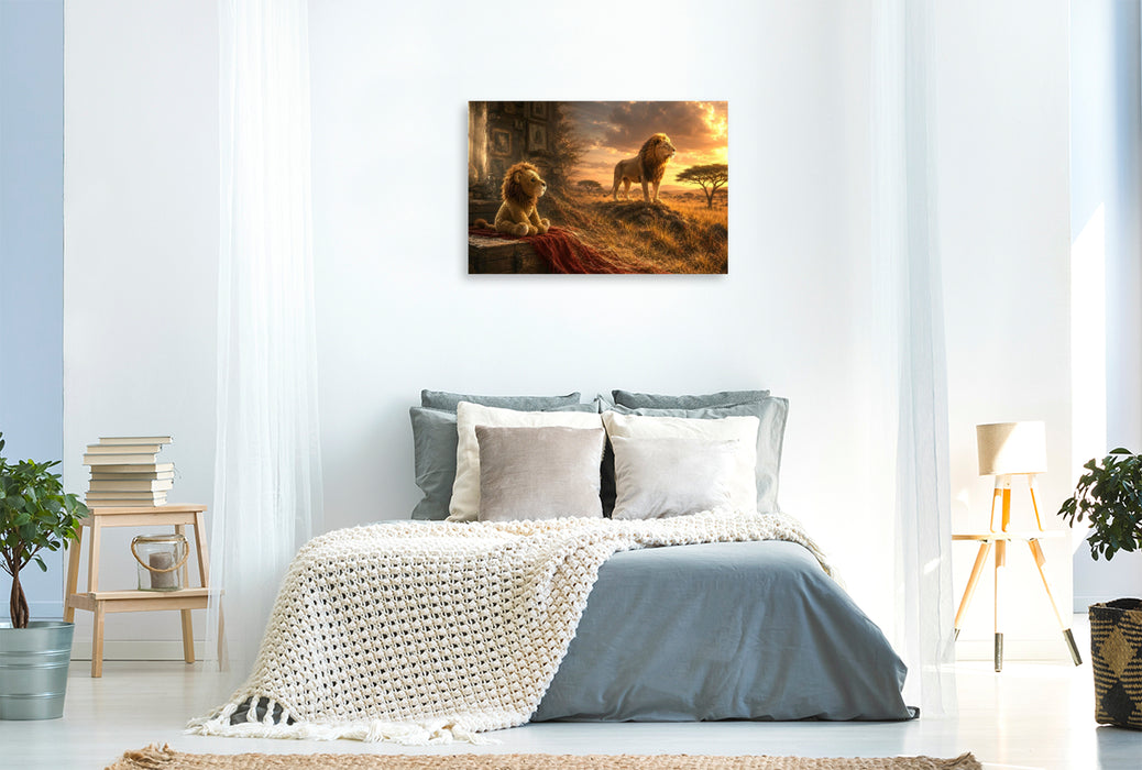 Premium Textil-Leinwand November
