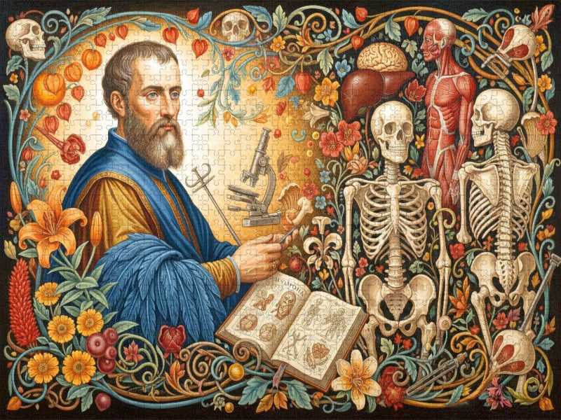 Andreas Vesalius (1514–1564) – Flandern - berühmter Mediziner der Geschichte - CALVENDO Foto-Puzzle'