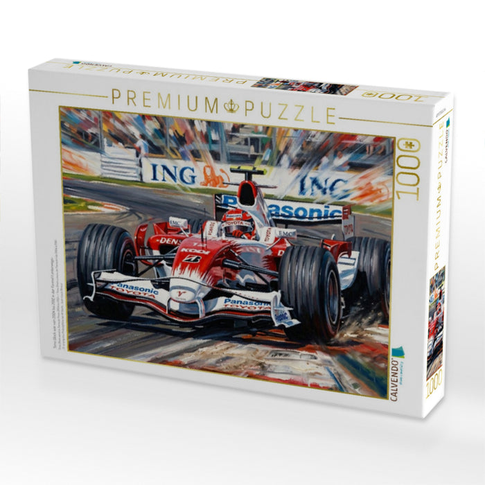 Timo Glock war von 2004 bis 2012 in der Formel 1 unterwegs- - CALVENDO Foto-Puzzle'