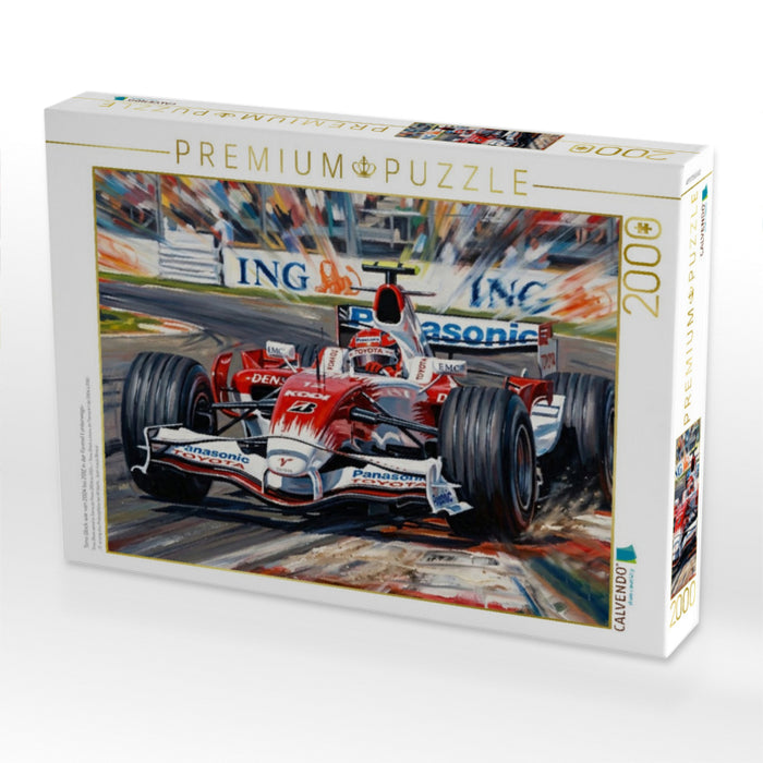 Timo Glock war von 2004 bis 2012 in der Formel 1 unterwegs- - CALVENDO Foto-Puzzle'