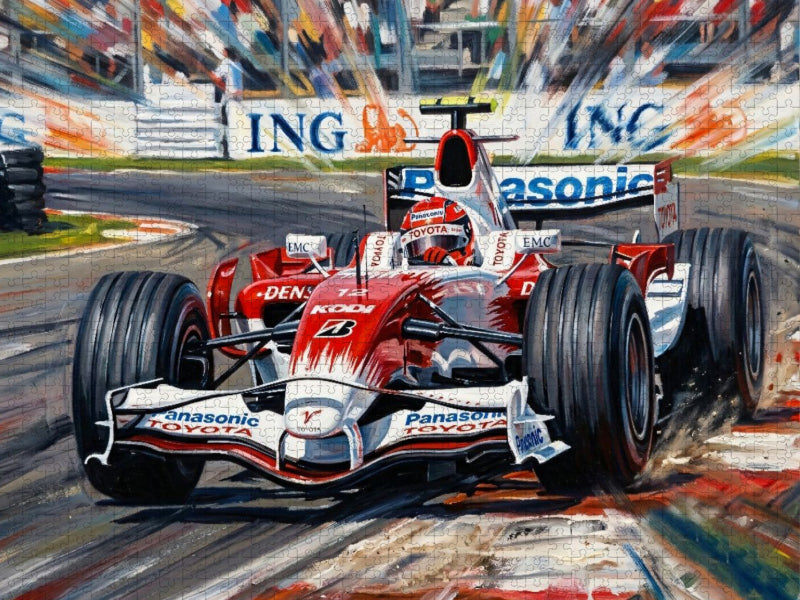 Timo Glock war von 2004 bis 2012 in der Formel 1 unterwegs- - CALVENDO Foto-Puzzle'