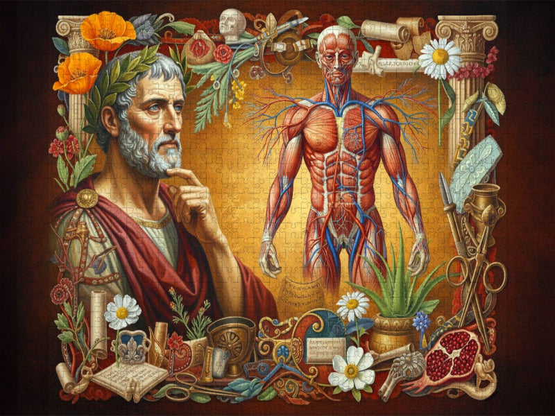 Galen (129–ca. 216) – Römisches Reich - berühmter Mediziner der Geschichte - CALVENDO Foto-Puzzle'