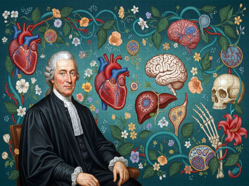 Giovanni Battista Morgagni (1682–1771) – Italien - berühmter Mediziner der Geschichte - CALVENDO Foto-Puzzle'
