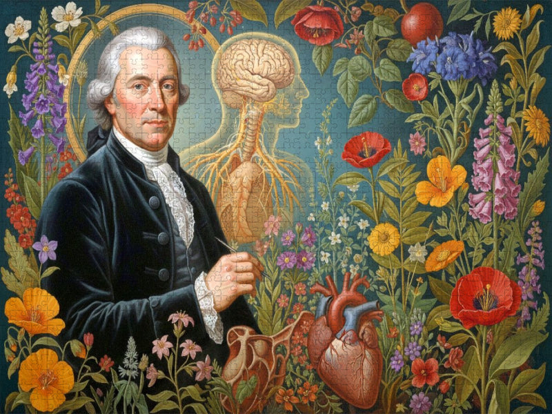 Albrecht von Haller (1708–1777) – erforschte Nerven- und Muskelphysiologie. Berühmter Mediziner der Geschichte - CALVENDO Foto-Puzzle'