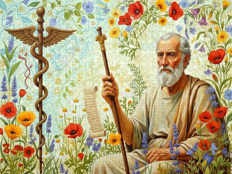 Hippokrates (ca. 460–370 v. Chr.) – Begründer der rationalen Medizin und ärztlichen Ethik. - CALVENDO Foto-Puzzle'
