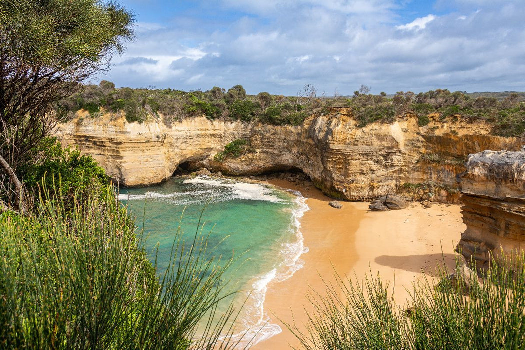 Premium Textil-Leinwand Loch Ard Wreck Lookout, Great Ocean Road
