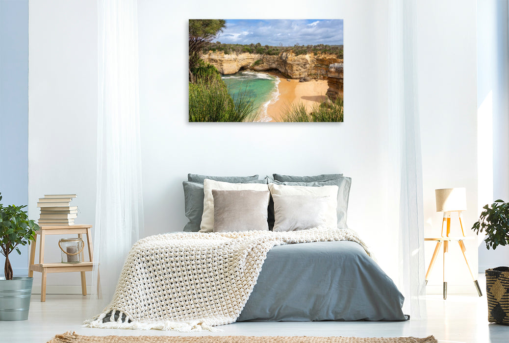 Premium Textil-Leinwand Loch Ard Wreck Lookout, Great Ocean Road