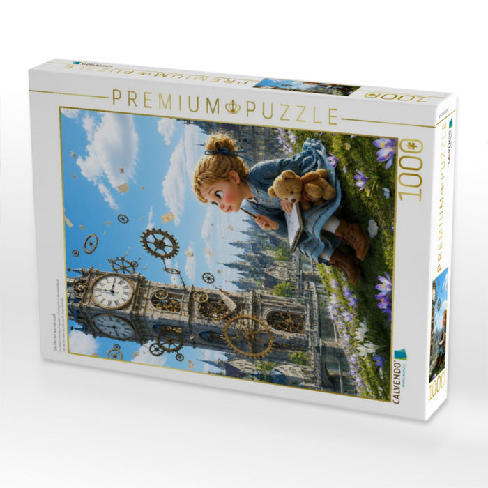 Die Uhr der Wunderstadt - CALVENDO Foto-Puzzle'