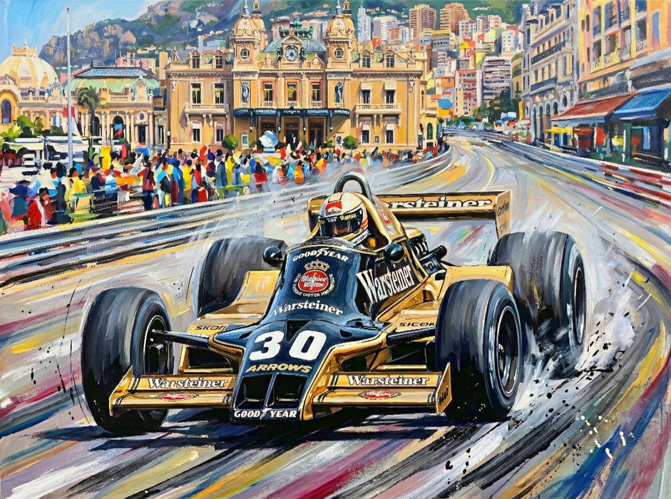 1979 war Jochen Mass im Arrows A1 leider glücklos von Defekten und Ausfällen betroffen. - CALVENDO Foto-Puzzle'