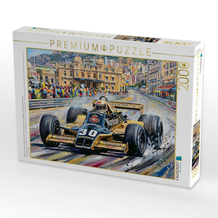 1979 war Jochen Mass im Arrows A1 leider glücklos von Defekten und Ausfällen betroffen. - CALVENDO Foto-Puzzle'