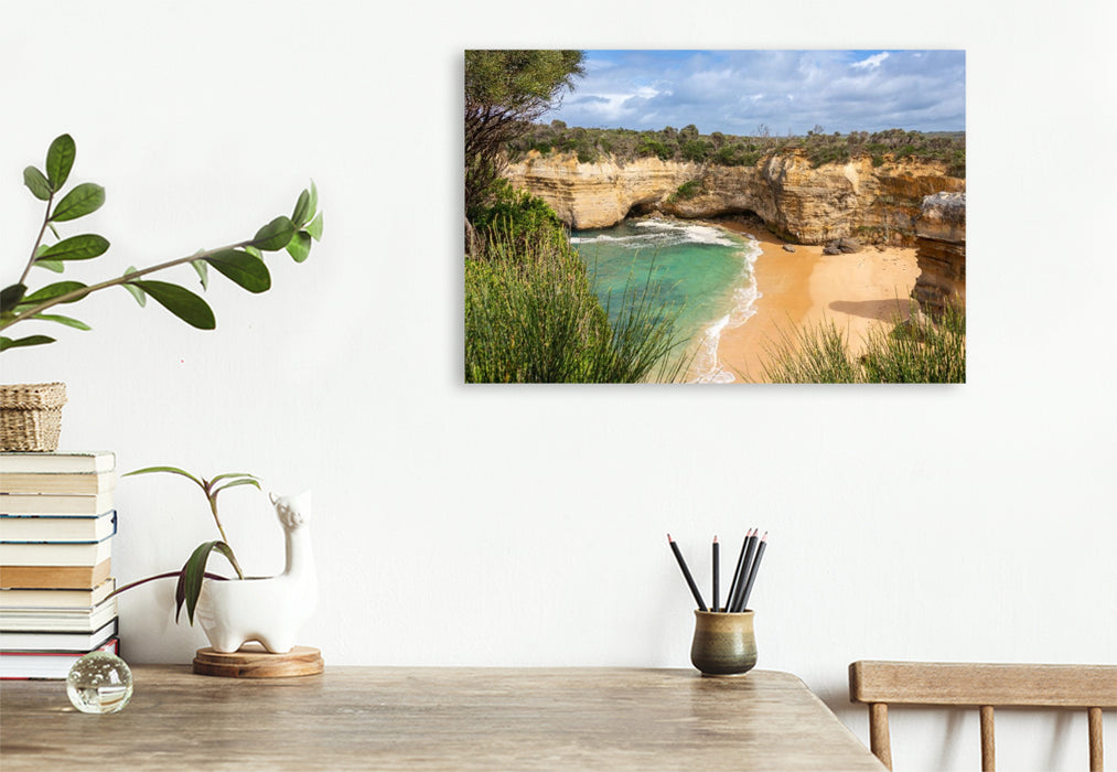 Premium Textil-Leinwand Loch Ard Wreck Lookout, Great Ocean Road