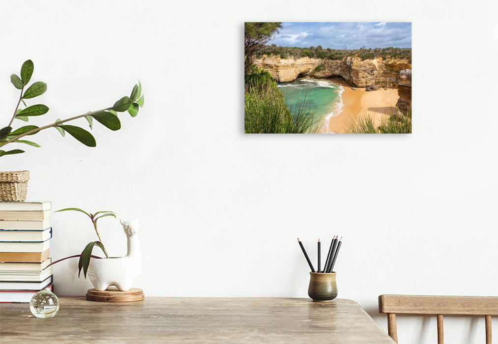 Premium Textil-Leinwand Loch Ard Wreck Lookout, Great Ocean Road